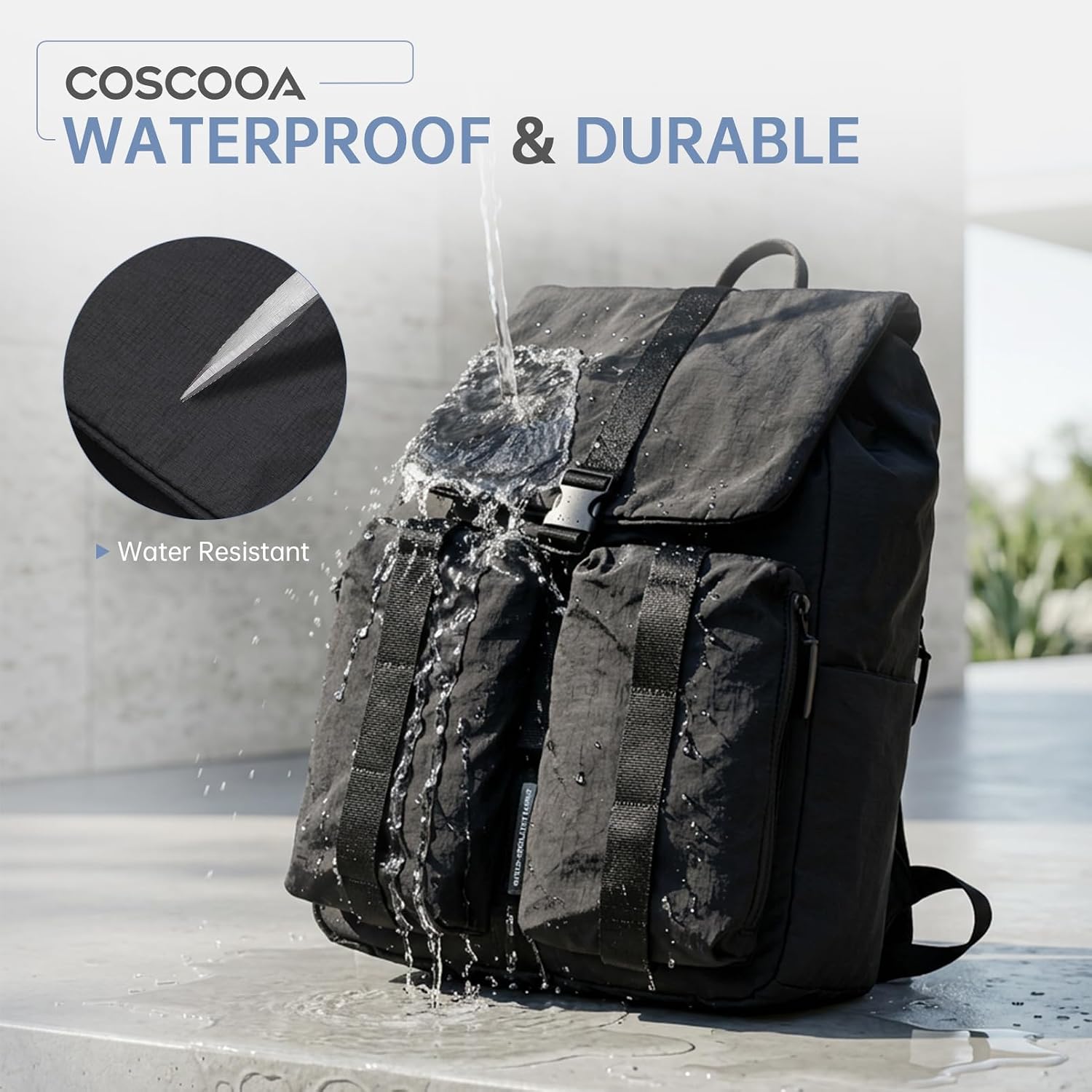 Carry On Travel Backpack 40x30x15 CM,6x12x16 inch Personal Item Bag - Image 4