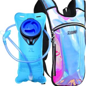 Sojourner Rave Hydration Pack - Hydration Backpack - Hydropack with 2L Bladder - Water Backpack for Festivals, Hiking, Running, Biking and More