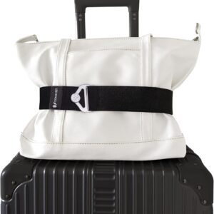 Luggage Straps for Suitcases, 2-in-1 Add a Bag Adjustable Travel Belt Black